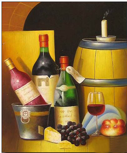 Cuisine oil painting