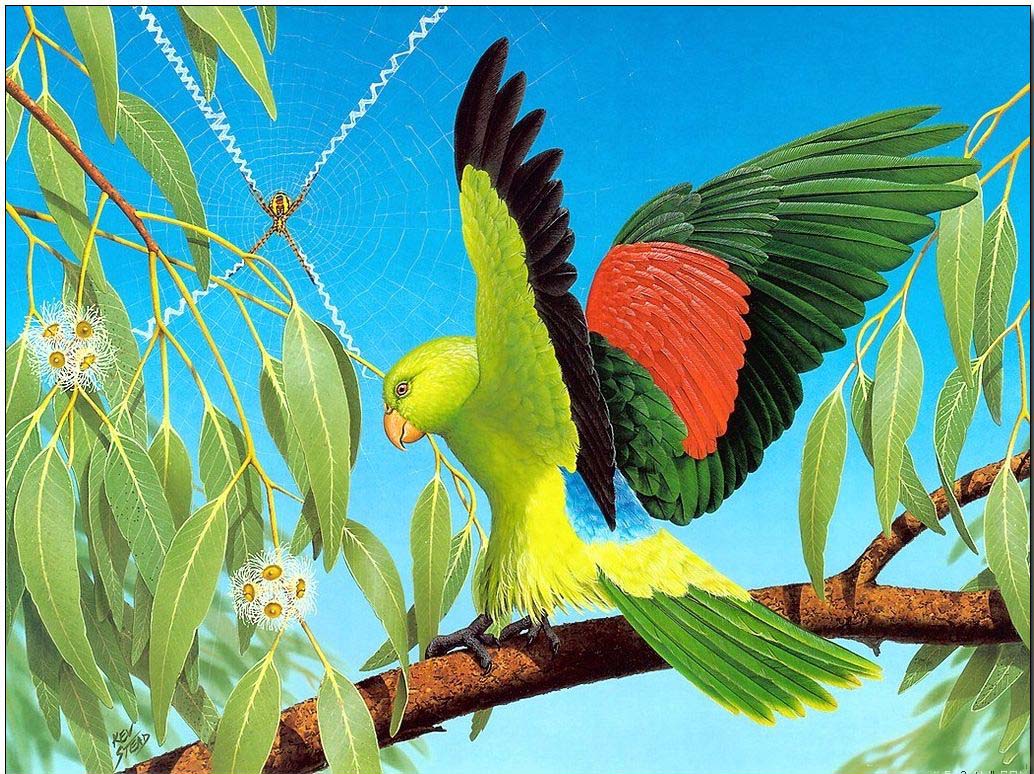 Animal oil painting
