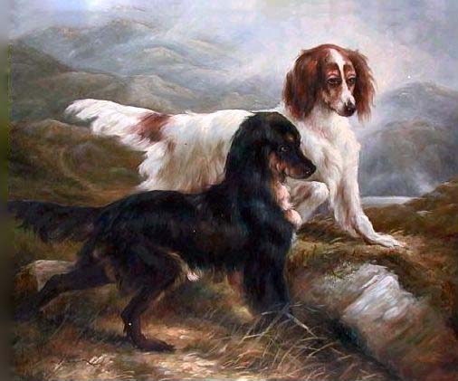 Animal oil painting