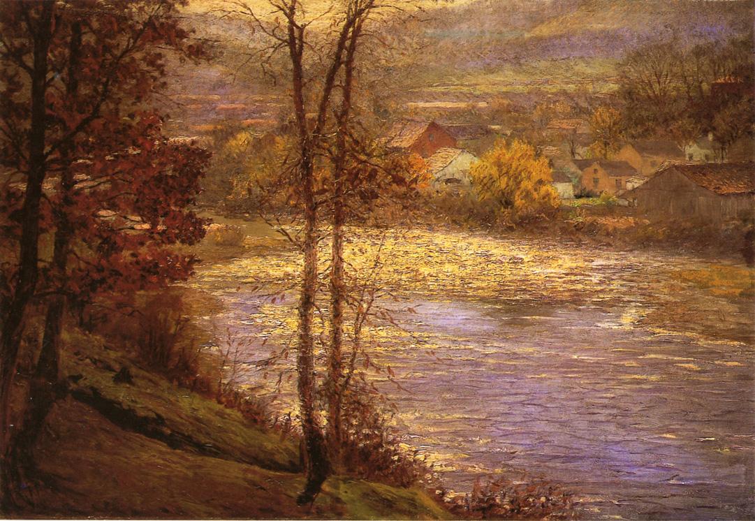 Landscape oil painting