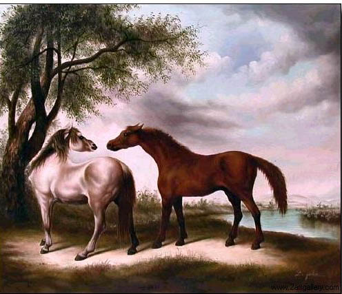 Animal oil painting