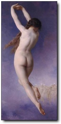 Angel oil painting