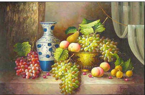 Cuisine oil painting