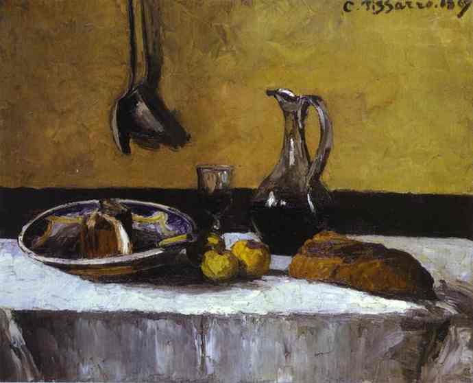 Oil painting:Still Life. 1867