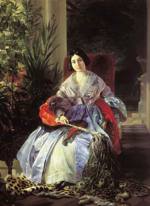 Oil painting for sale:Portrait of Royal Princess Elizabet Pavlovna Saltakova, 1841