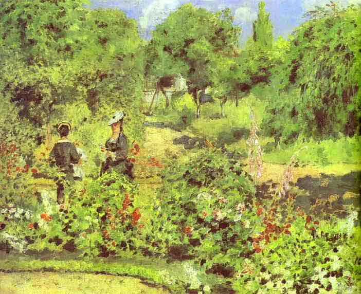 Garden at Fontenay. 1874
