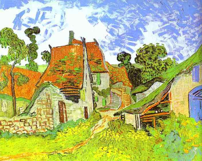 Village Street in Auvers. Auvers-sur-Oise. May 1890