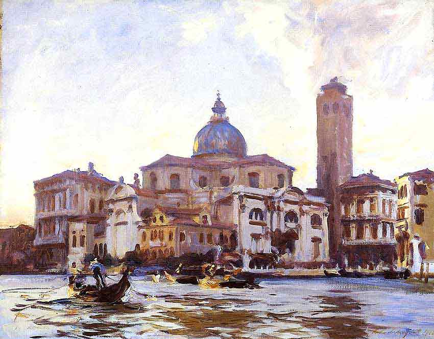 Oil painting for sale:Palazzo Labia and San Geremia Venice