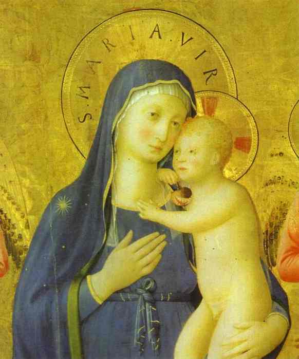 Oil painting:Bosco ai Frati Altarpiece. c. 1450
