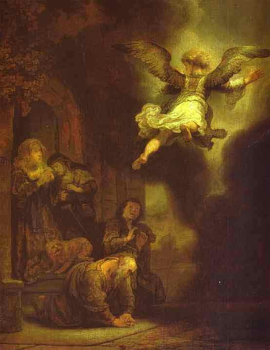 The Archangel Leaving the Family of Tobias. 1637