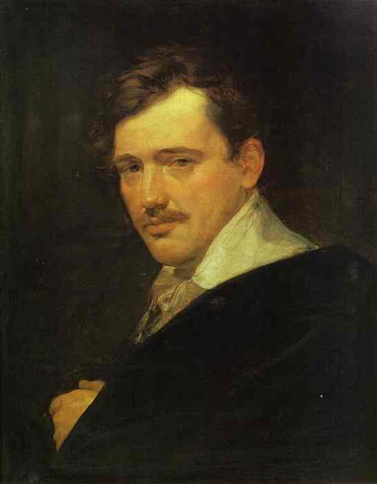 Oil painting:Portrait of A. N. Lvov. 1824