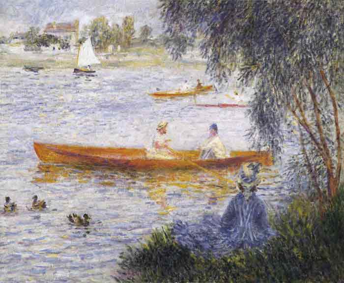 Oil painting for sale:Boating at Argenteuil, 1873