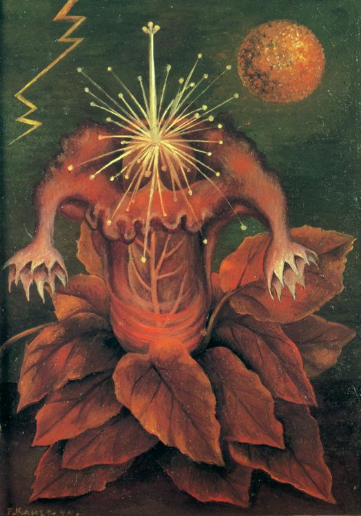 Oil painting:Flower of Life. 1944