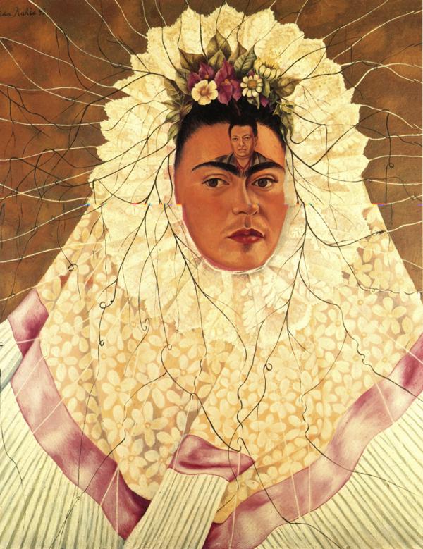 Oil painting:Self-Portrait as a Tehuana. 1943