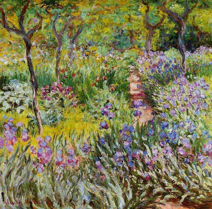 Oil painting for sale:The Iris Garden at Giverny, 1899