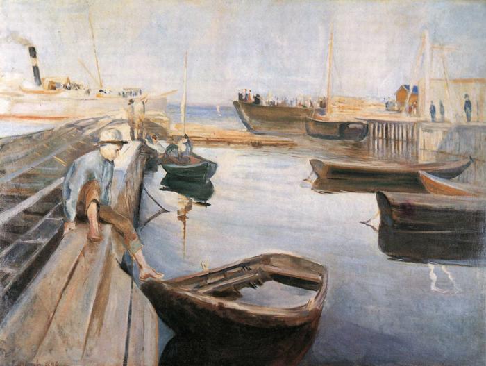 Arrival of the Mail Boat