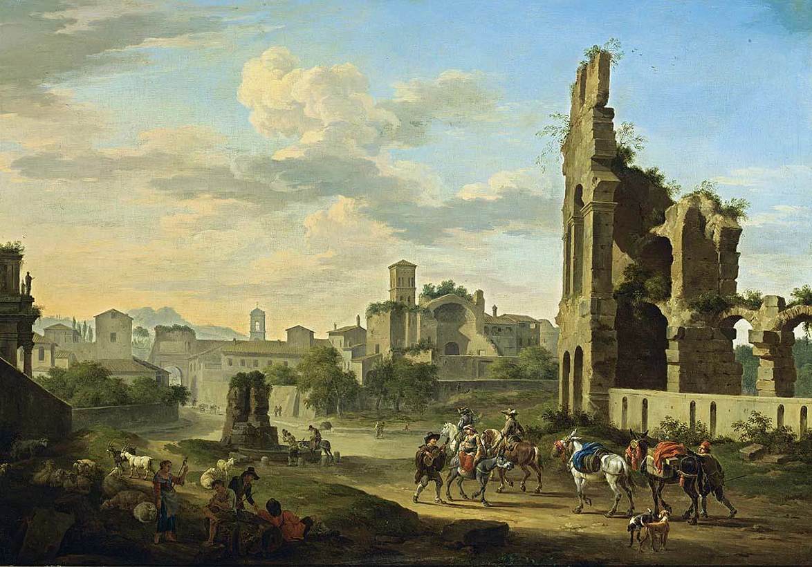 Rome - A View of the Forum Romanum