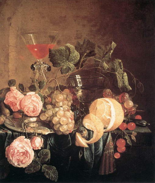 Still-Life with Flowers and Fruit