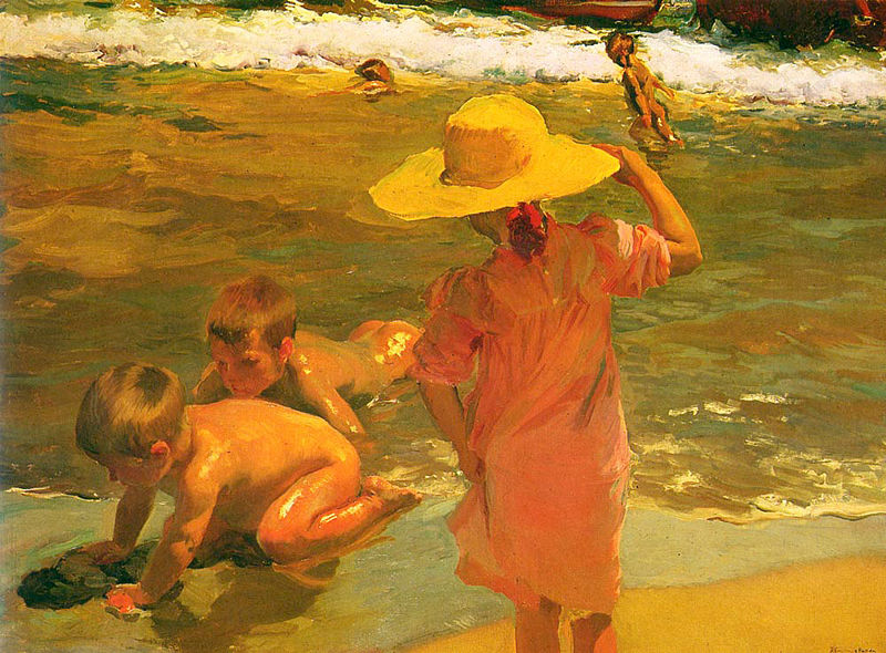Children by the Edge of the Sea