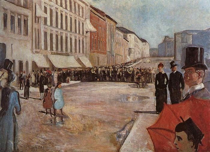 The Military Band on Karl Johan Street