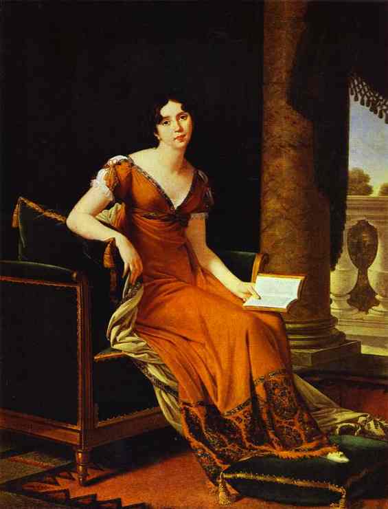 Portrait of Elisabeth Demidova. c. 1800