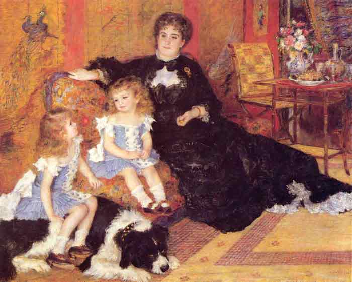 Oil painting for sale:Madame Charpentier and Her Children, 1878