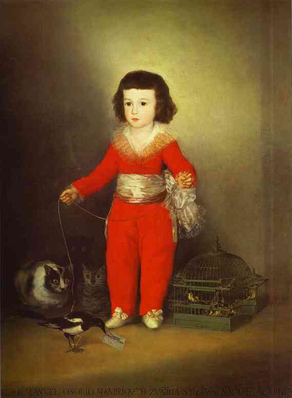 Oil painting:Don Manuel Osorio Manrique de Zunica. c. 1792