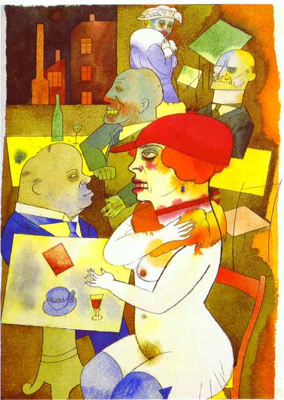 Oil painting:Beauty, Thee Will I Praise. 1919