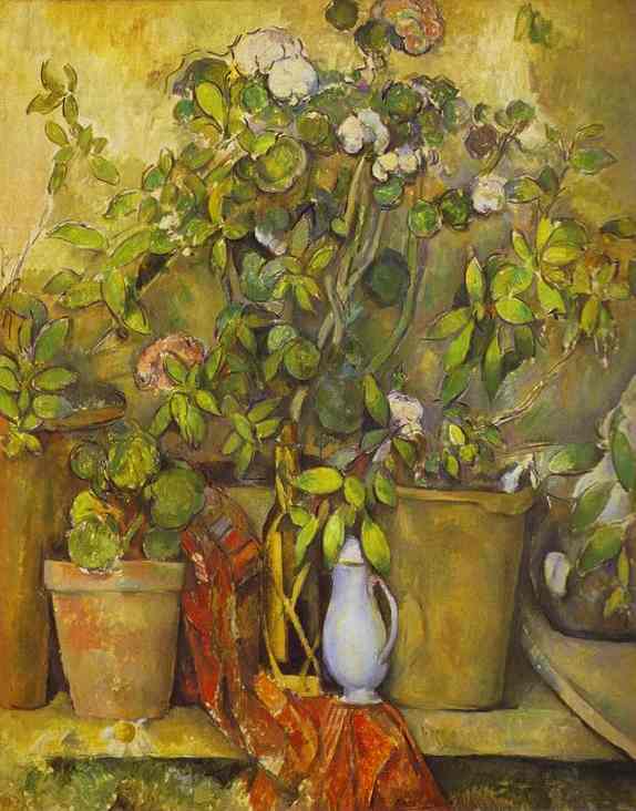 Oil painting:Flower Pots. 1888