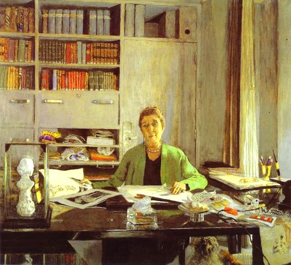 Oil painting:Jeanne Lanvin. c. 1935