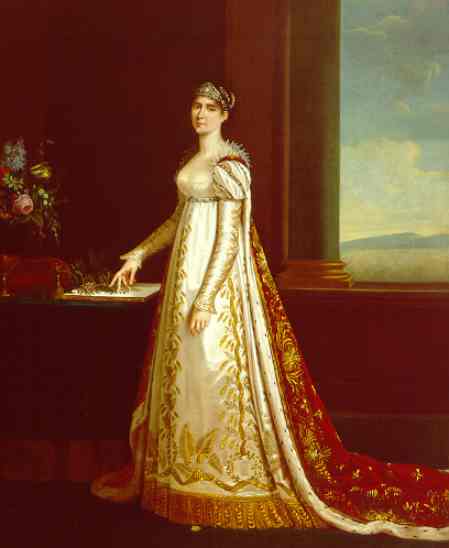 Oil painting:Portrait of Empress Jos