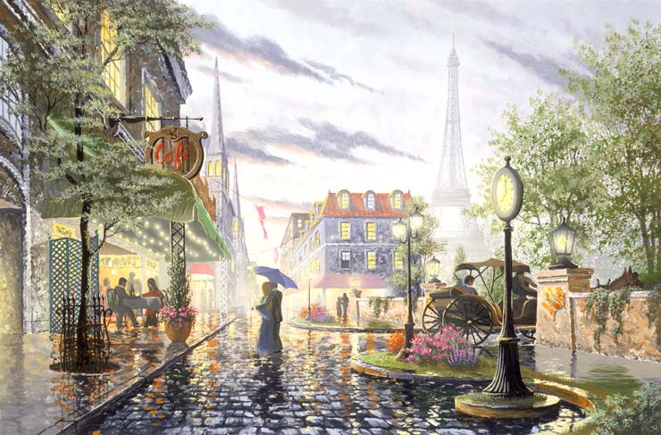 PARIS CAFE in SUMMER