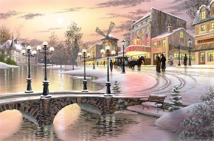 PARIS SNOW WINTER