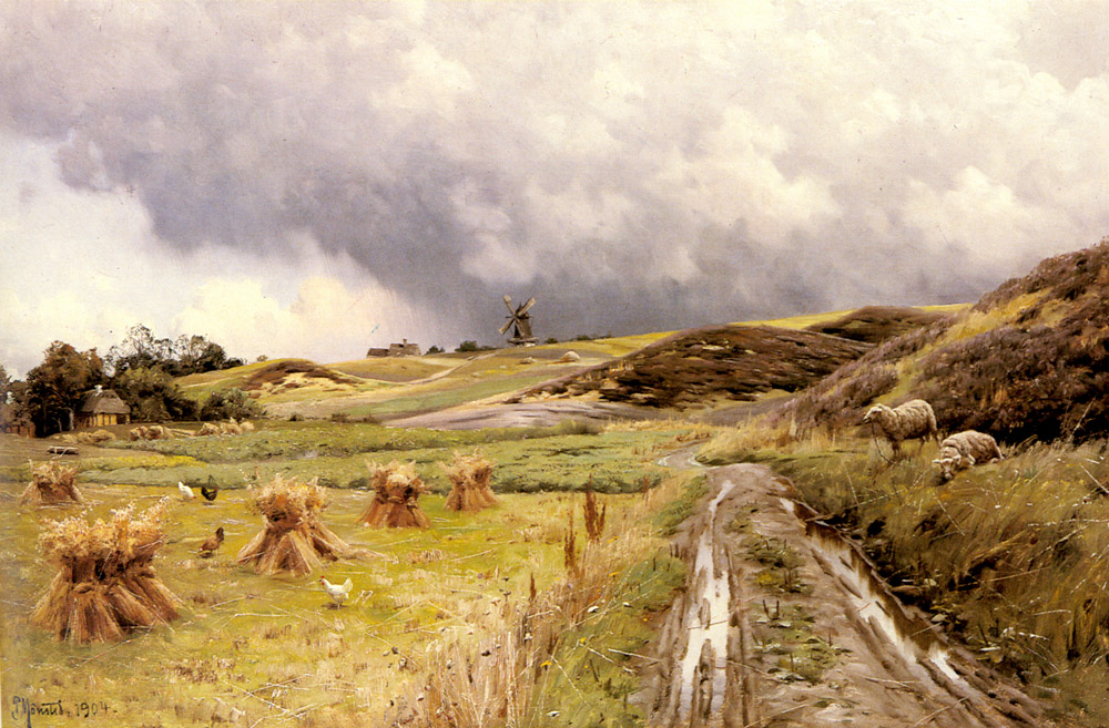 A Pastoral Landscape after a Storm