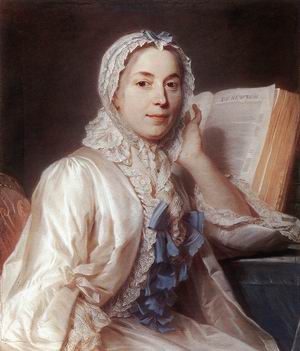 Mlle Ferrand Meditating on Newton 1753