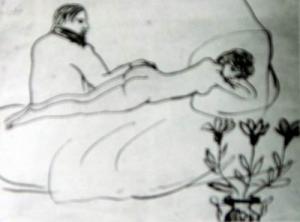 Woman at a Bidet