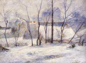 Winter Landscape Effect Of Snow Aka Snow At Vaugirard II