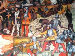Desembarco de los espanoles en Veracruz, (3) 1951