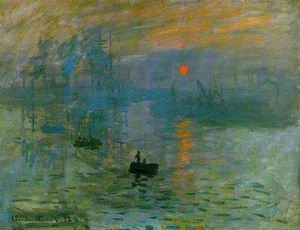 Impression, soleil levant Impression, Sunrise 1872