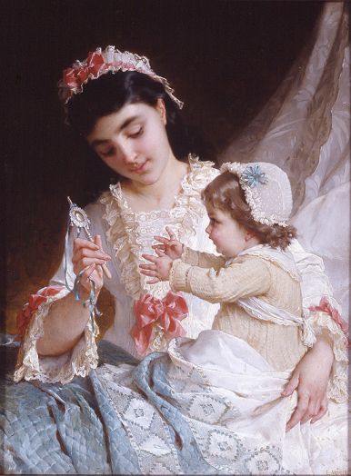 Emile Munier - Distracting the Baby