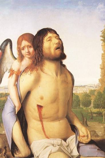 Antonello da Messina - The Dead Christ Supported by an Angel