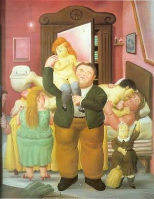 Fernando Botero - The House Of Amanda Ramirez