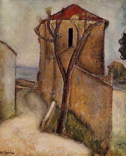 Amedeo Modigliani - Landscape in the Midi