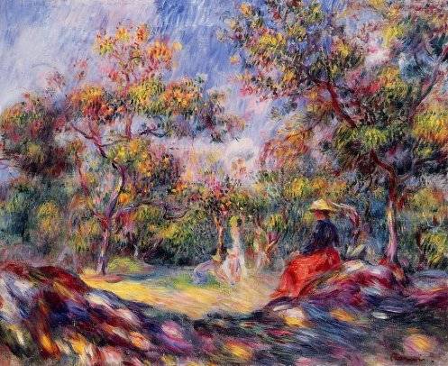 Pierre-Auguste Renoir - Woman in a Landscape