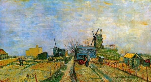 Vincent van Gogh - Vegetable Gardens in Montmartre 2