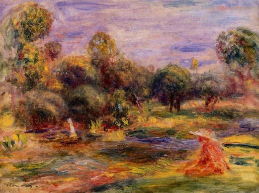 Pierre-Auguste Renoir - Cagnes Landscape 05