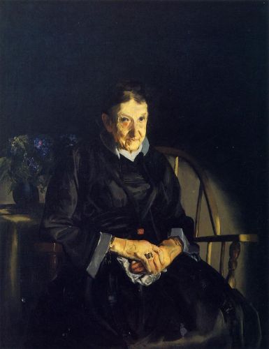 Old Lady in Black