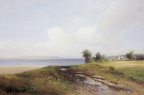 Landscape. Volga, 1874