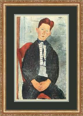 Amedeo Modigliani Boy In Blue Oil Painting