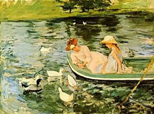Mary Cassatt Summertime Oil Painting